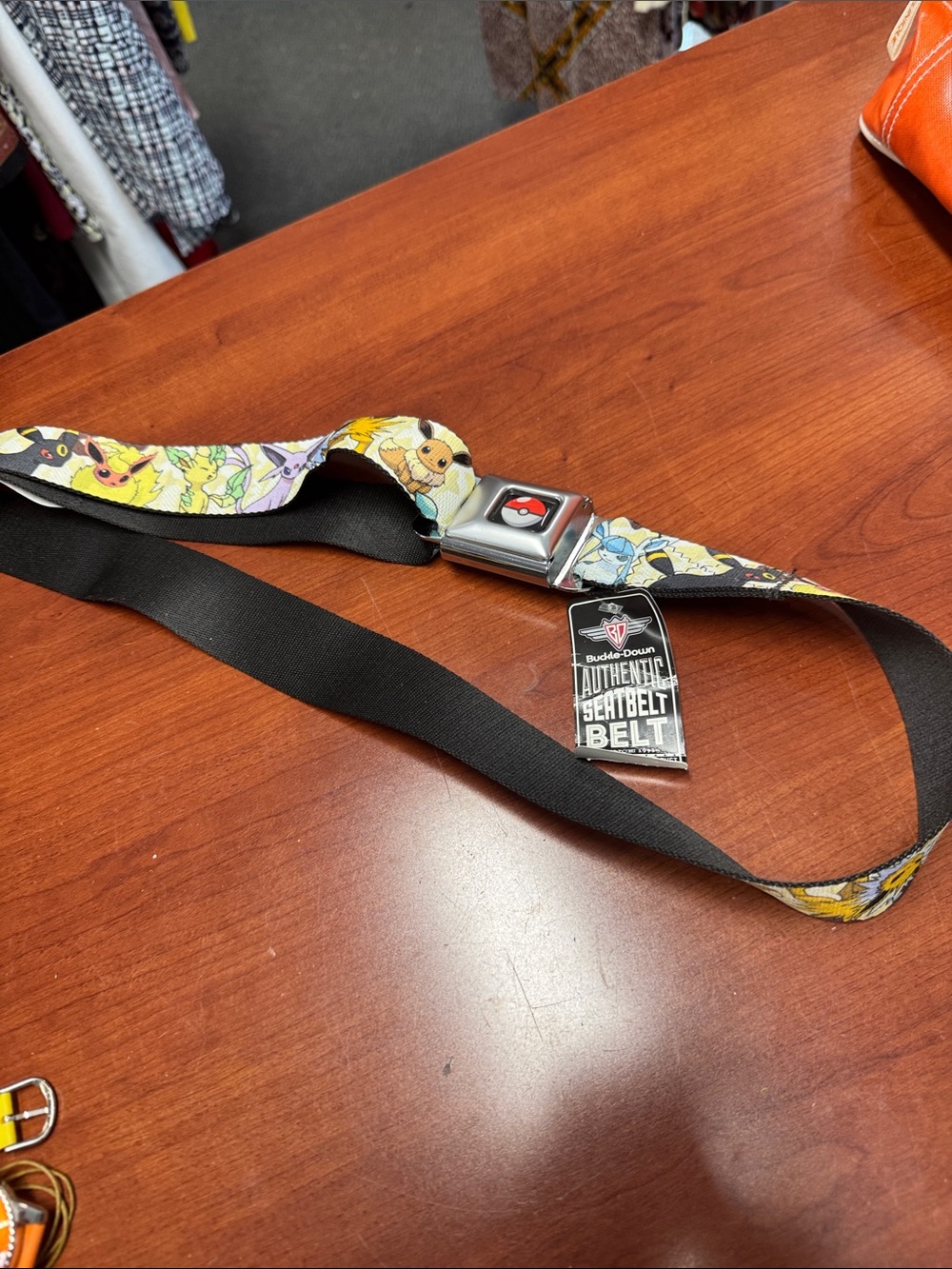 Pokémon seatbelt belt // 082704
